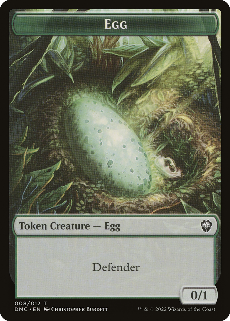 Treasure // Egg Double-Sided Token [Secret Lair Drop Series] | Boutique FDB TCG