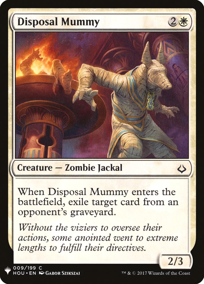 Disposal Mummy [Mystery Booster] | Boutique FDB TCG