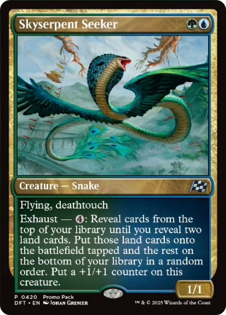 Skyserpent Seeker (Promo Pack) [Aetherdrift Promos] | Boutique FDB TCG