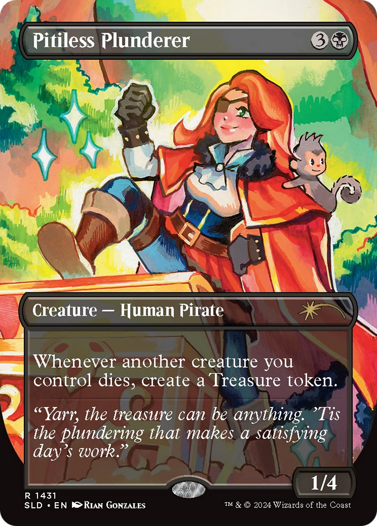 Pitiless Plunderer (Rainbow Foil) [Secret Lair Drop Series] | Boutique FDB TCG
