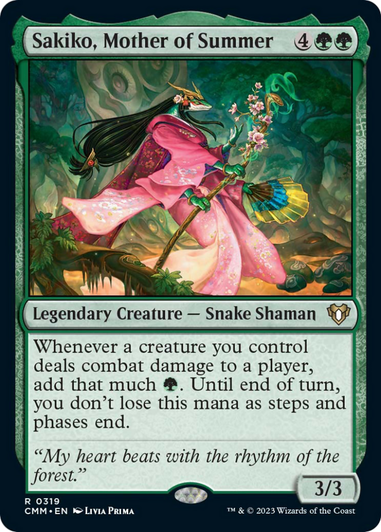 Sakiko, Mother of Summer [Commander Masters] | Boutique FDB TCG