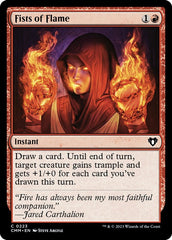 Fists of Flame [Commander Masters] | Boutique FDB TCG