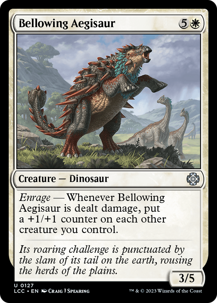 Bellowing Aegisaur [The Lost Caverns of Ixalan Commander] | Boutique FDB TCG