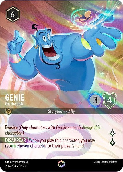 Genie - On the Job (Enchanted) (209/204) [The First Chapter] | Boutique FDB TCG