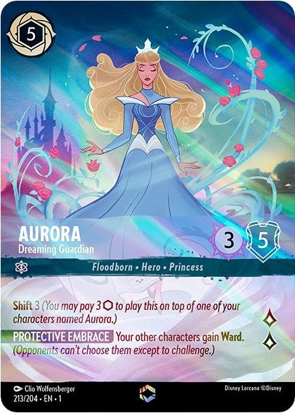 Aurora - Dreaming Guardian (Enchanted) (213/204) [The First Chapter] | Boutique FDB TCG
