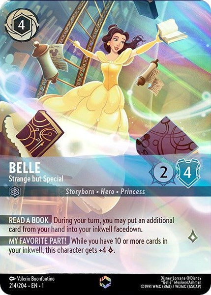 Belle - Strange but Special (Enchanted) (214/204) [The First Chapter] | Boutique FDB TCG