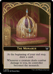 The Monarch // Elf Druid Double-Sided Token [Commander Masters Tokens] | Boutique FDB TCG