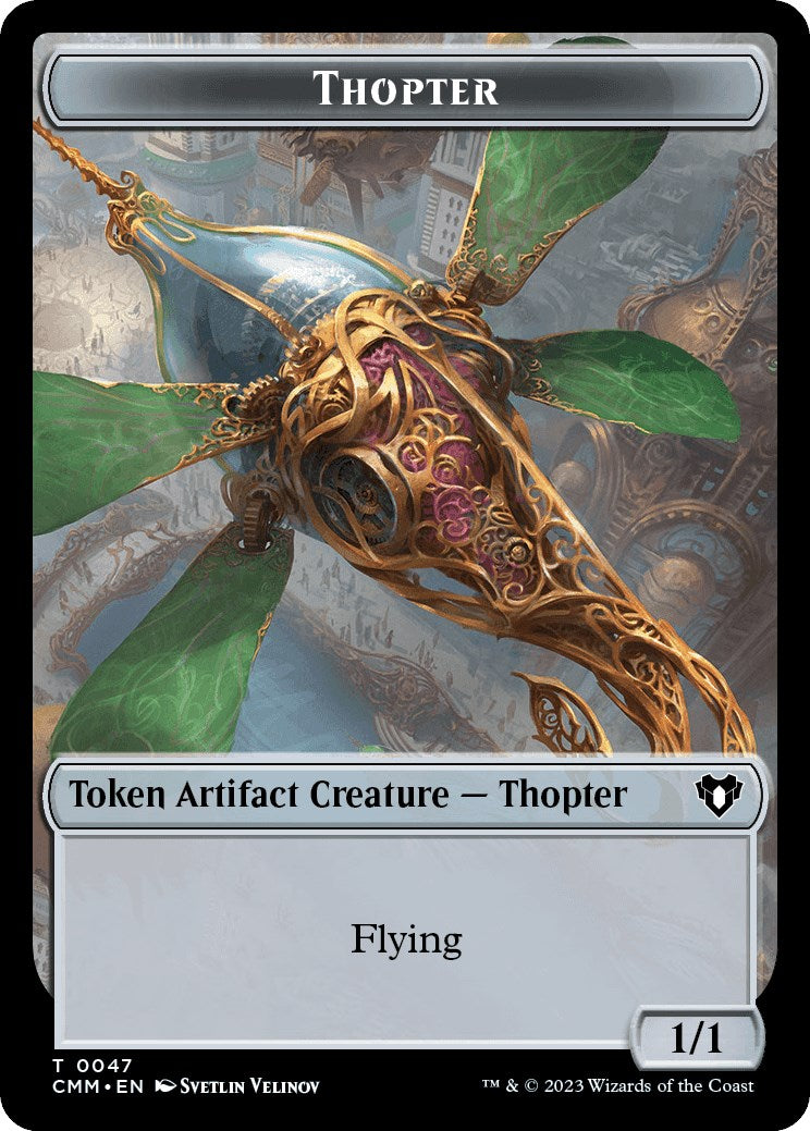 Thopter // Bird Illusion Double-Sided Token [Commander Masters Tokens] | Boutique FDB TCG