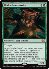 Ursine Monstrosity [Duskmourn: House of Horror Commander] | Boutique FDB TCG