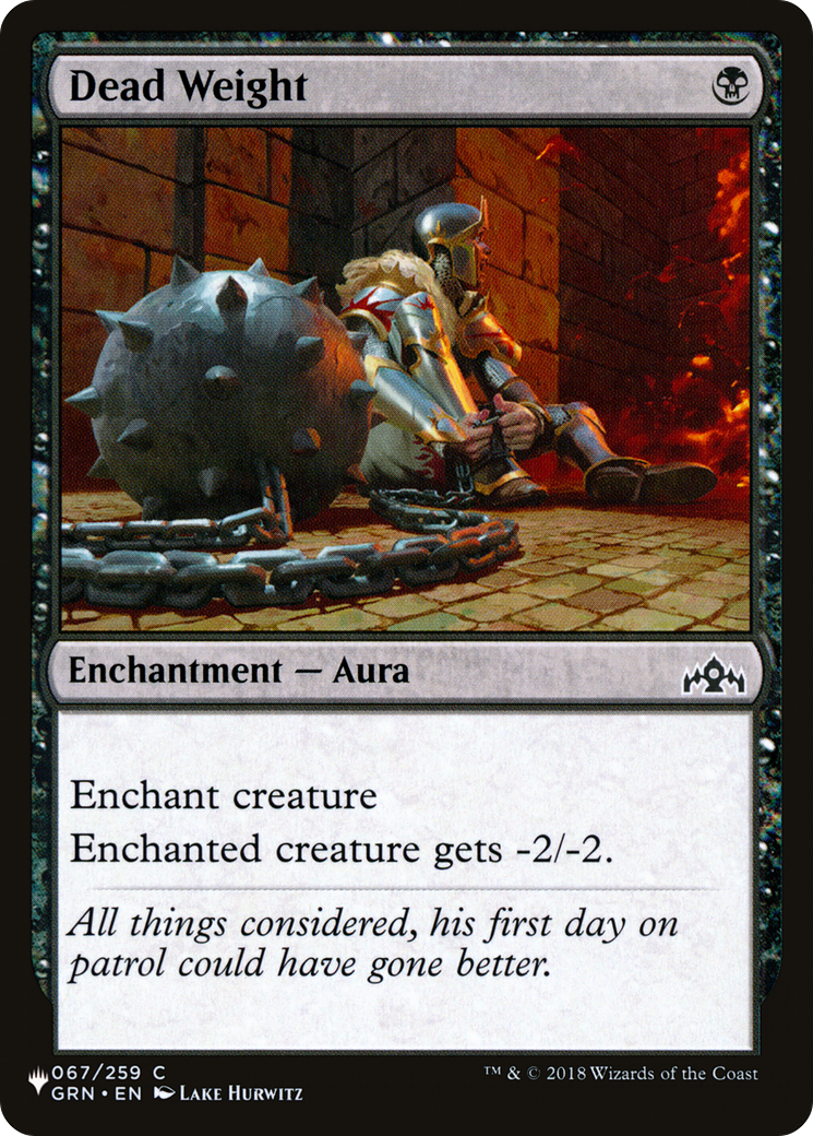 Dead Weight [The List] | Boutique FDB TCG