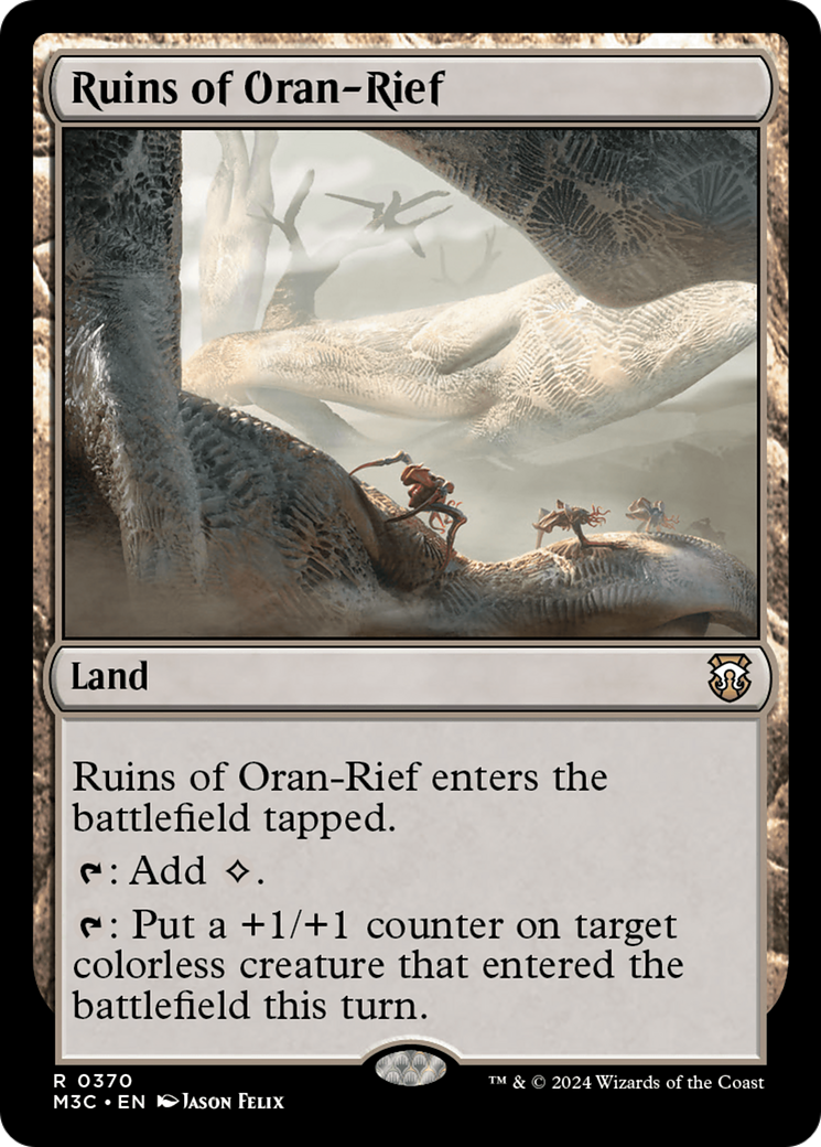 Ruins of Oran-Rief (Ripple Foil) [Modern Horizons 3 Commander] | Boutique FDB TCG