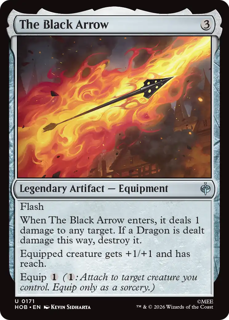The Black Arrow [The Hobbit] | Boutique FDB TCG