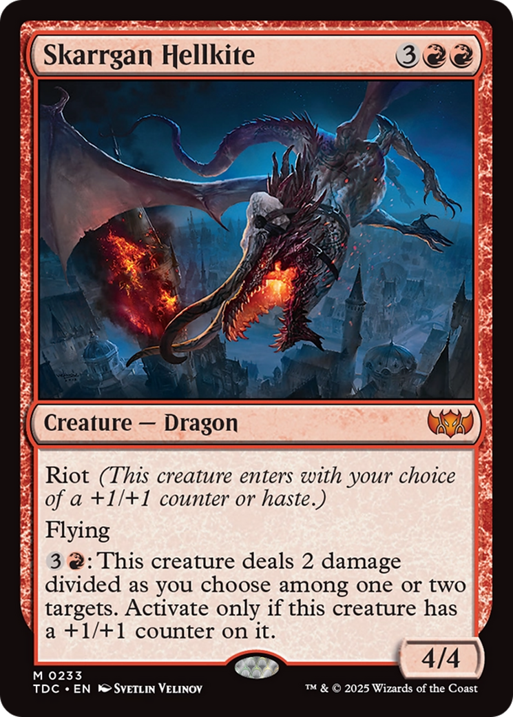 Skarrgan Hellkite [Tarkir: Dragonstorm Commander] | Boutique FDB TCG