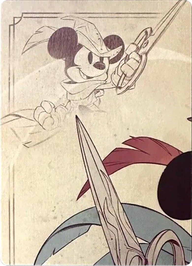 Mickey Mouse - Brave Little Tailor Puzzle Insert (Top Left) [The First Chapter] | Boutique FDB TCG