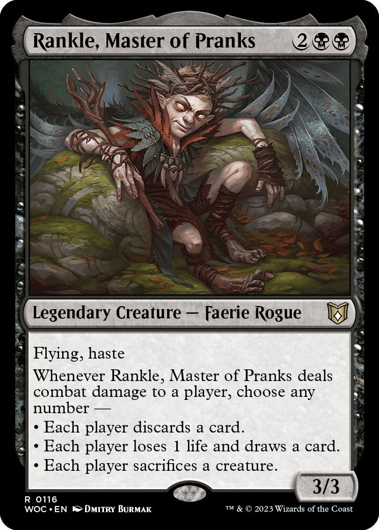 Rankle, Master of Pranks [Wilds of Eldraine Commander] | Boutique FDB TCG