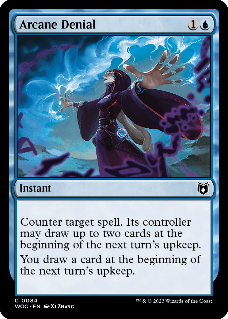 Arcane Denial [Wilds of Eldraine Commander] | Boutique FDB TCG