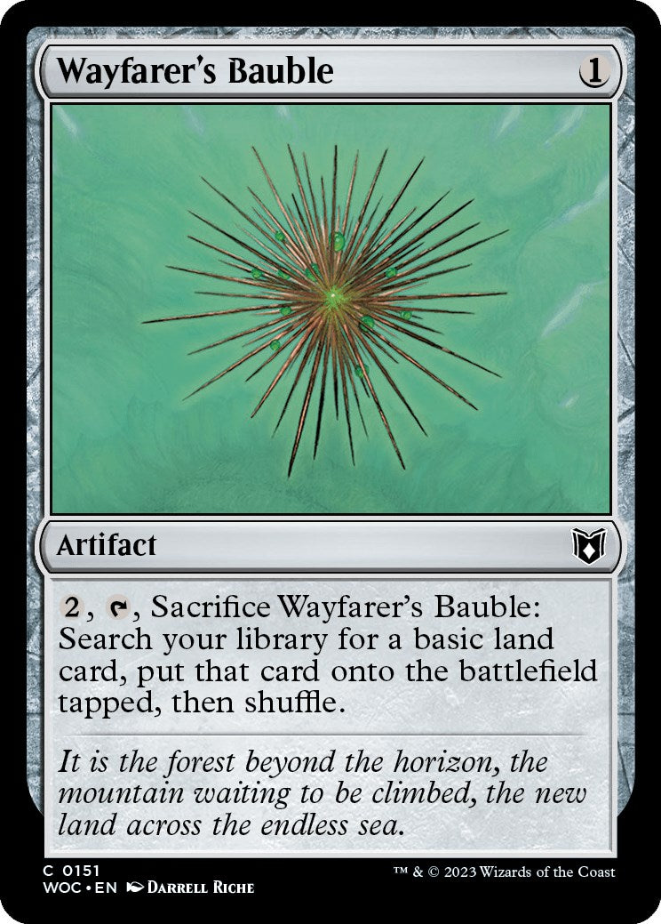 Wayfarer's Bauble [Wilds of Eldraine Commander] | Boutique FDB TCG