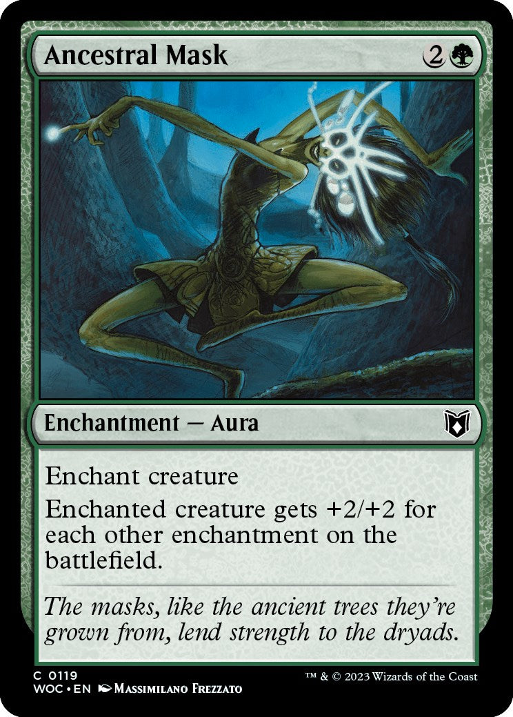 Ancestral Mask [Wilds of Eldraine Commander] | Boutique FDB TCG