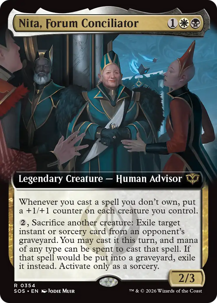 Nita, Forum Conciliator (Extended Art) [Secrets of Strixhaven] | Boutique FDB TCG