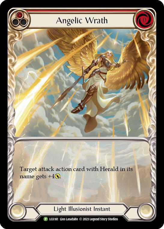 Angelic Wrath (Red) [LGS161] (Promo)  Rainbow Foil | Boutique FDB TCG