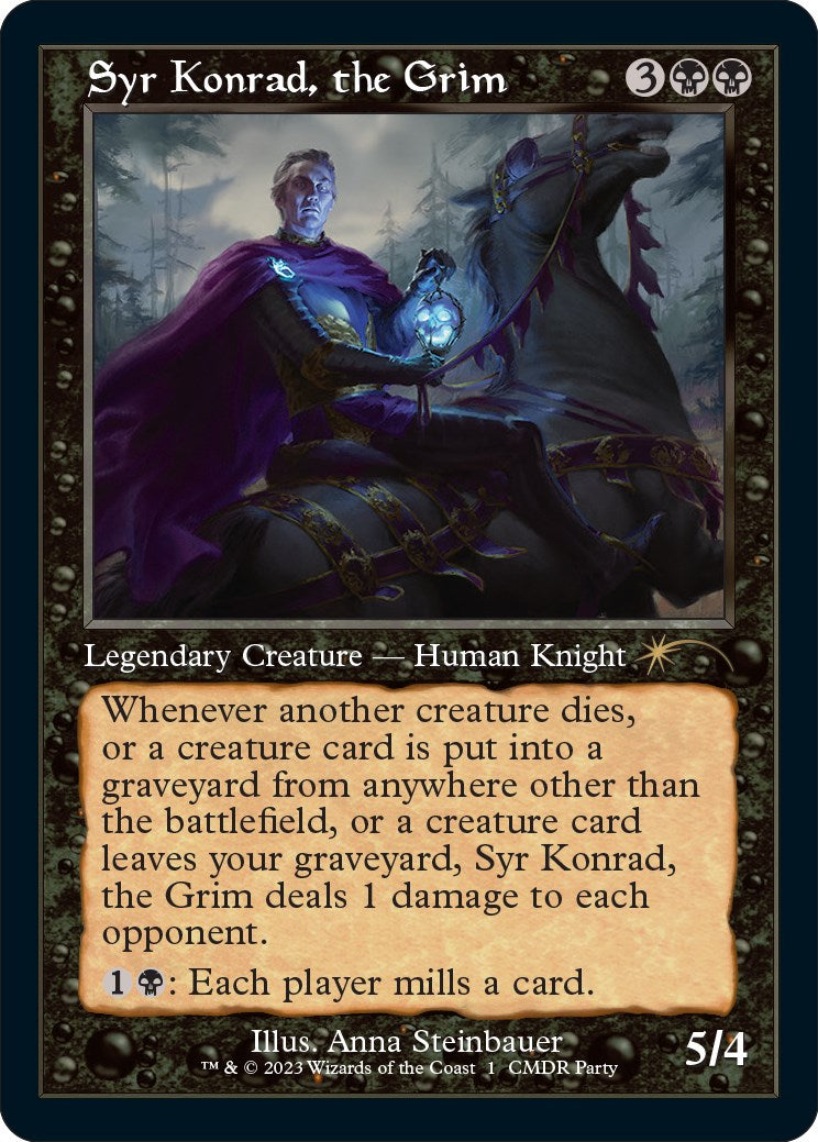 Syr Konrad, the Grim (Retro) [MagicFest 2023] | Boutique FDB TCG