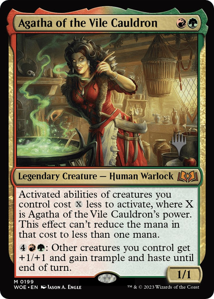 Agatha of the Vile Cauldron (Promo Pack) [Wilds of Eldraine Promos] | Boutique FDB TCG