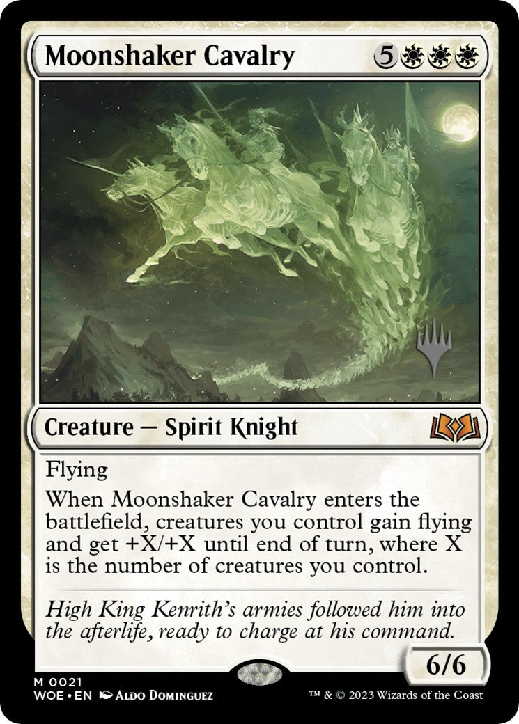 Moonshaker Cavalry (Promo Pack) [Wilds of Eldraine Promos] | Boutique FDB TCG