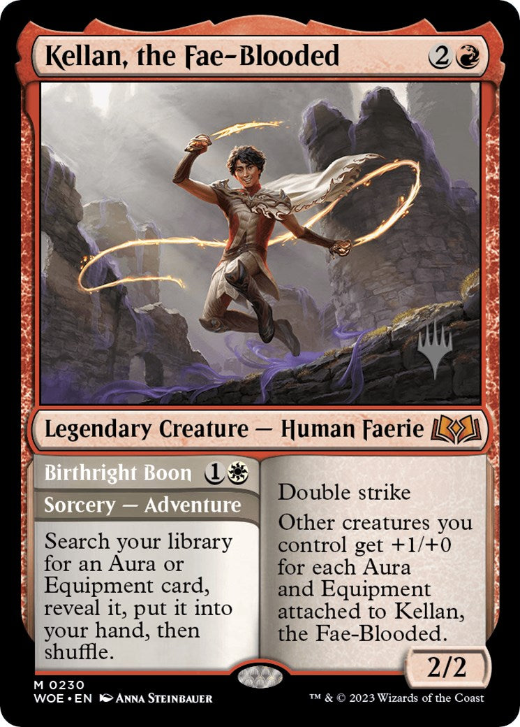 Kellan, the Fae-Blooded (Promo Pack) [Wilds of Eldraine Promos] | Boutique FDB TCG