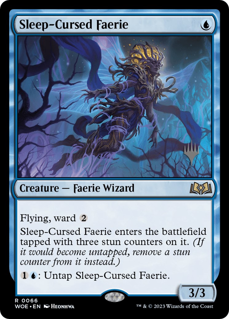 Sleep-Cursed Faerie (Promo Pack) [Wilds of Eldraine Promos] | Boutique FDB TCG