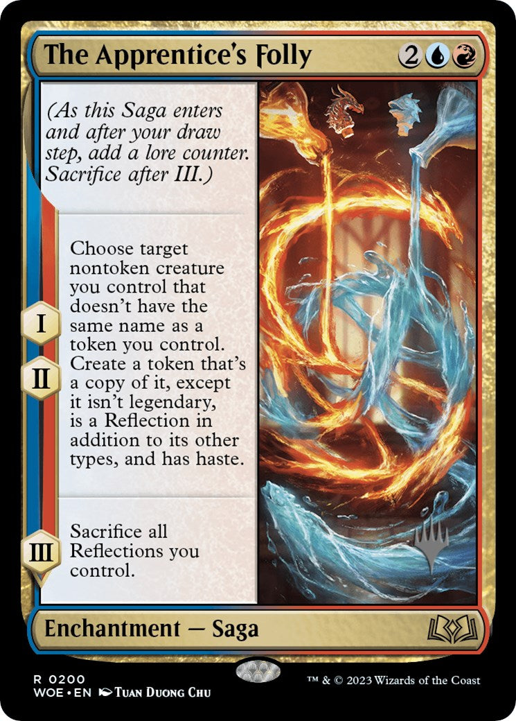 The Apprentice's Folly (Promo Pack) [Wilds of Eldraine Promos] | Boutique FDB TCG