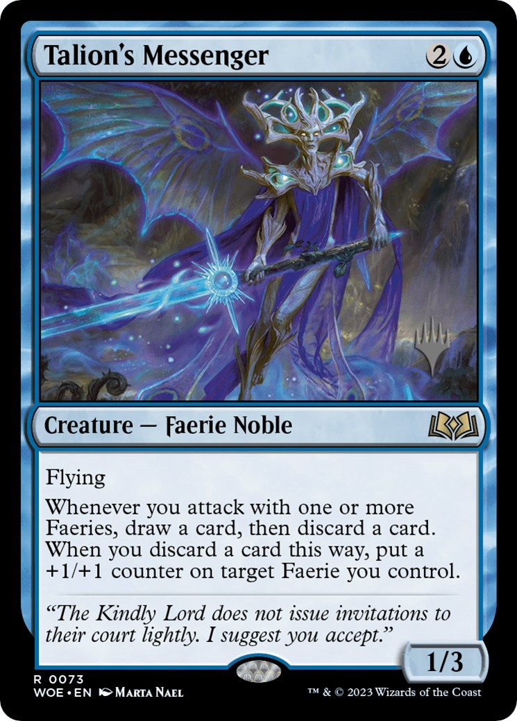 Talion's Messenger (Promo Pack) [Wilds of Eldraine Promos] | Boutique FDB TCG