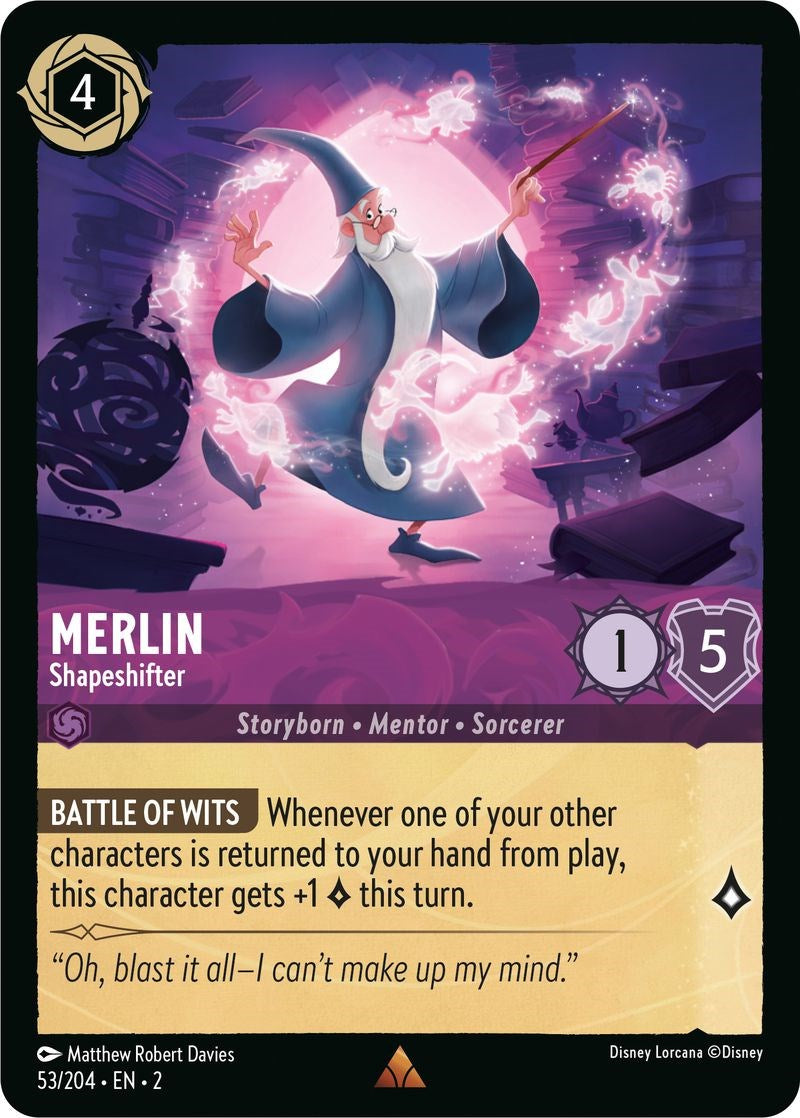 Merlin - Shapeshifter (53/204) [Rise of the Floodborn] | Boutique FDB TCG