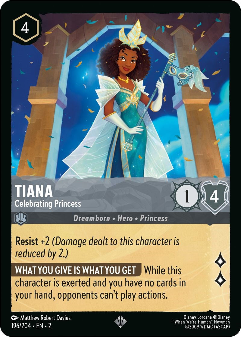 Tiana - Celebrating Princess (196/204) [Rise of the Floodborn] | Boutique FDB TCG