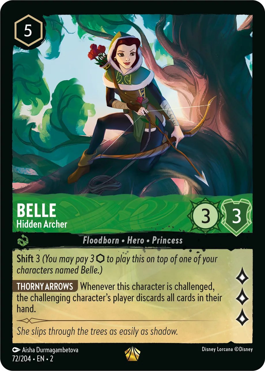 Belle - Hidden Archer (72/204) [Rise of the Floodborn] | Boutique FDB TCG