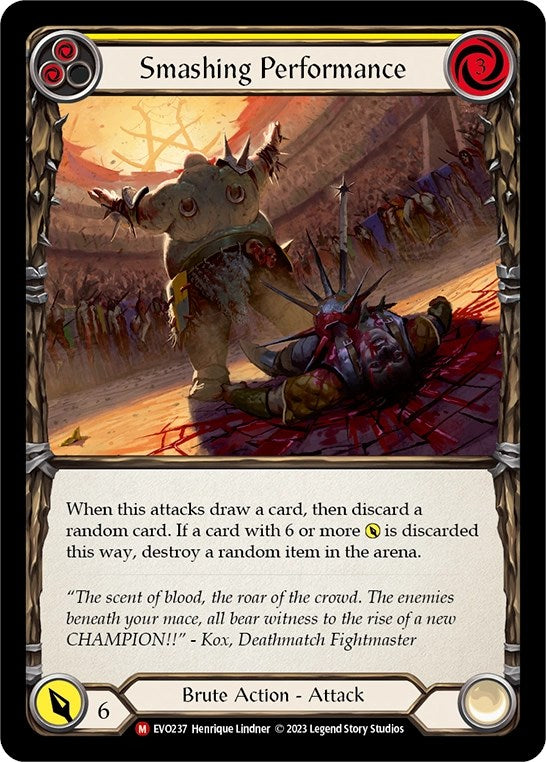 Smashing Performance [EVO237] (Bright Lights) | Boutique FDB TCG