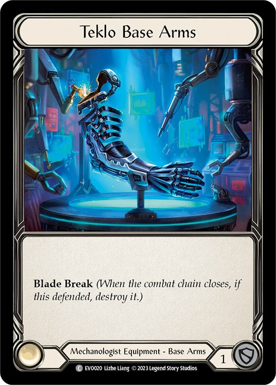 Teklo Base Arms [EVO020] (Bright Lights) | Boutique FDB TCG