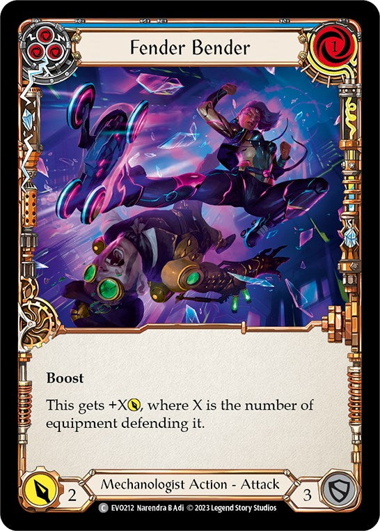 Fender Bender (Blue) [EVO212] (Bright Lights) | Boutique FDB TCG