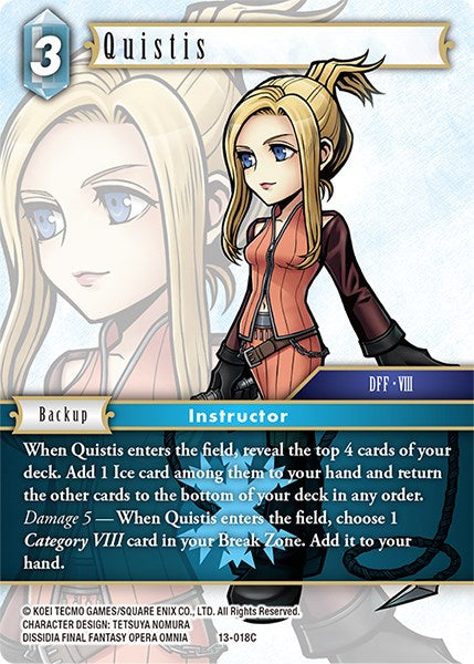 Quistis [Opus XIII: Crystal Radiance] | Boutique FDB TCG