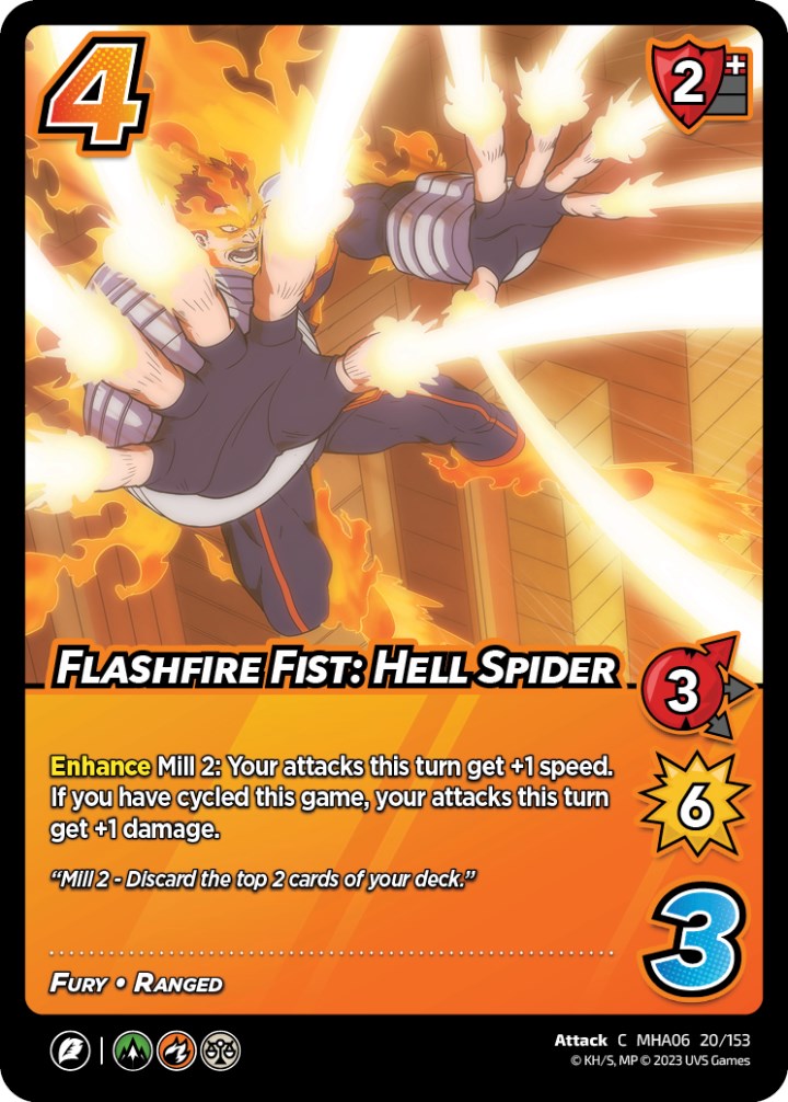 Flashfire Fist: Hell Spider [Jet Burn] | Boutique FDB TCG