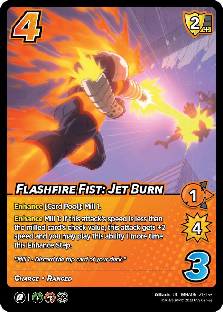 Flashfire Fist: Jet Burn [Jet Burn] | Boutique FDB TCG