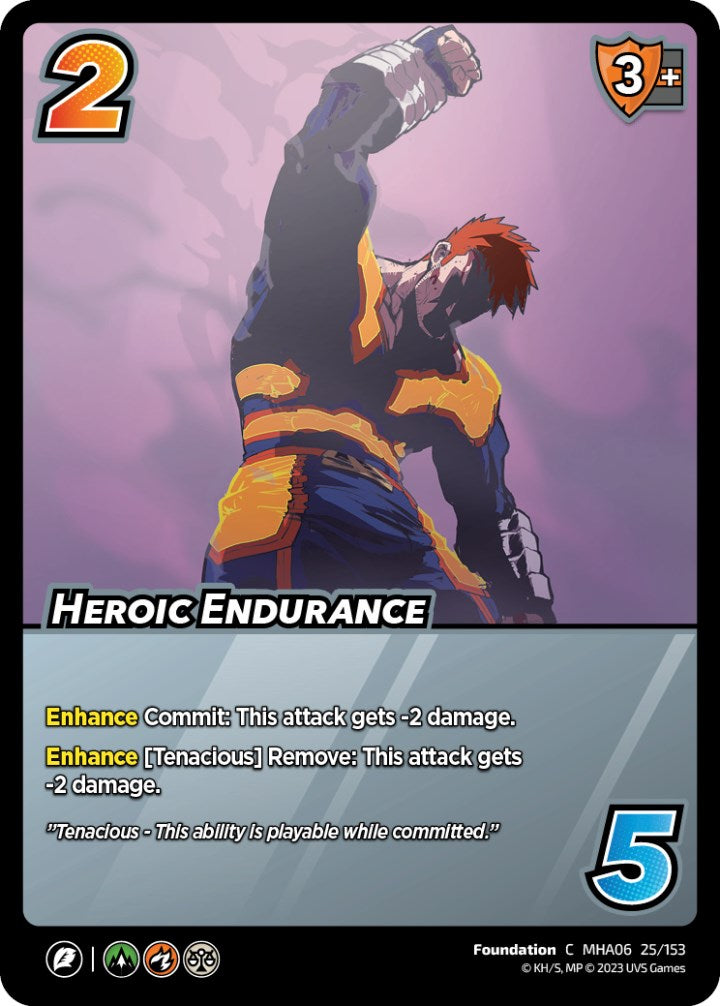 Heroic Endurance [Jet Burn] | Boutique FDB TCG