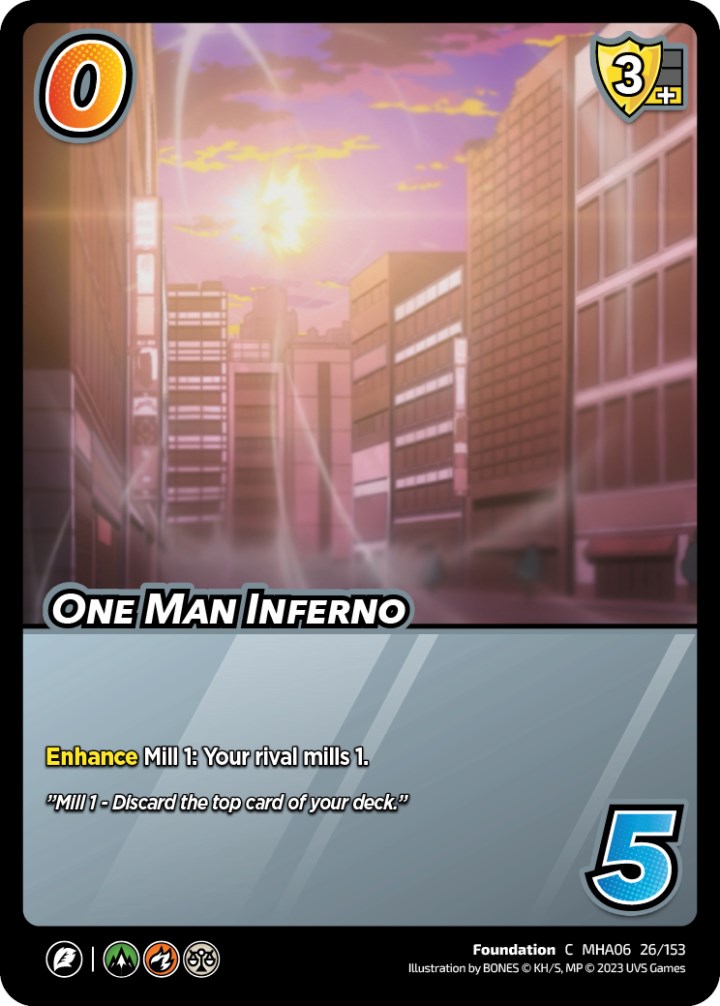 One Man Inferno [Jet Burn] | Boutique FDB TCG