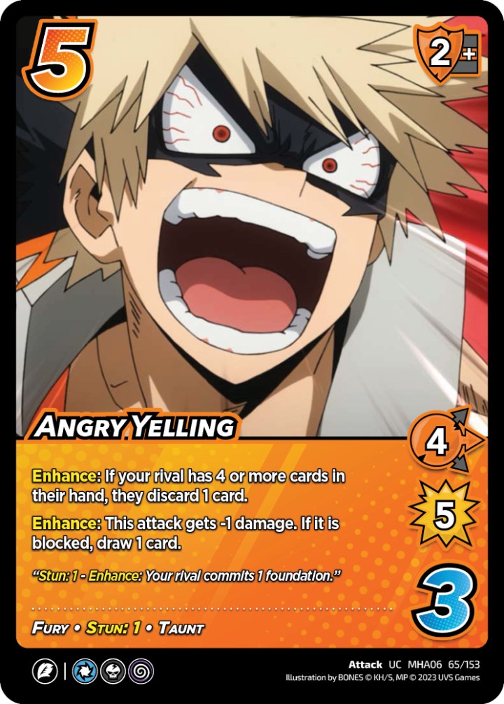 Angry Yelling [Jet Burn] | Boutique FDB TCG