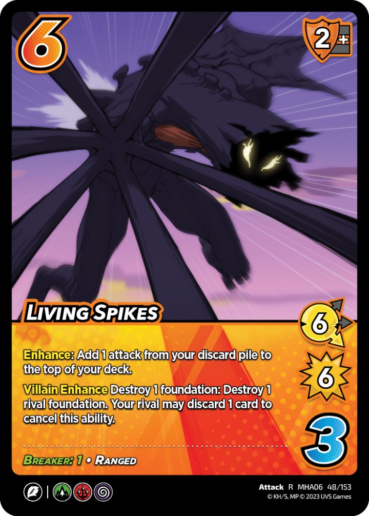 Living Spikes [Jet Burn] | Boutique FDB TCG