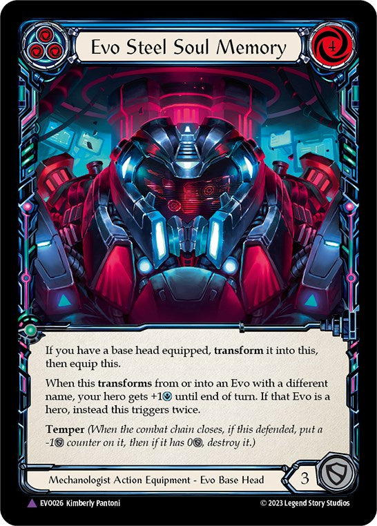 Evo Steel Soul Memory (Marvel) [EVO026] (Bright Lights)  Cold Foil | Boutique FDB TCG