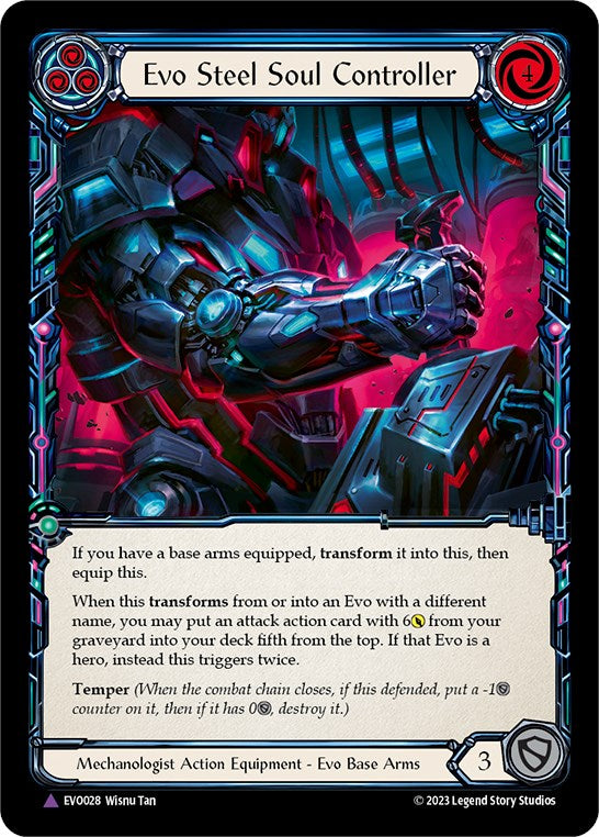 Evo Steel Soul Controller (Marvel) [EVO028] (Bright Lights)  Cold Foil | Boutique FDB TCG