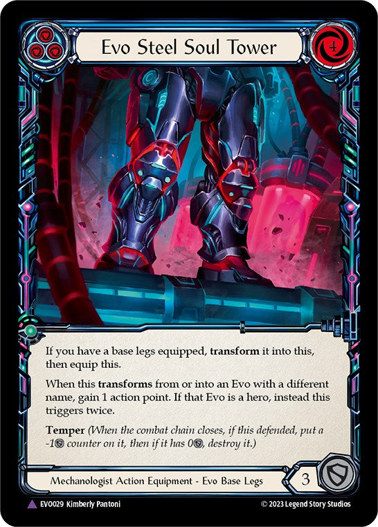 Evo Steel Soul Tower (Marvel) [EVO029] (Bright Lights)  Cold Foil | Boutique FDB TCG