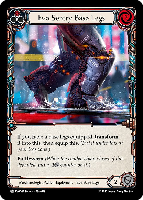 Evo Sentry Base Legs [EVO045] (Bright Lights) | Boutique FDB TCG