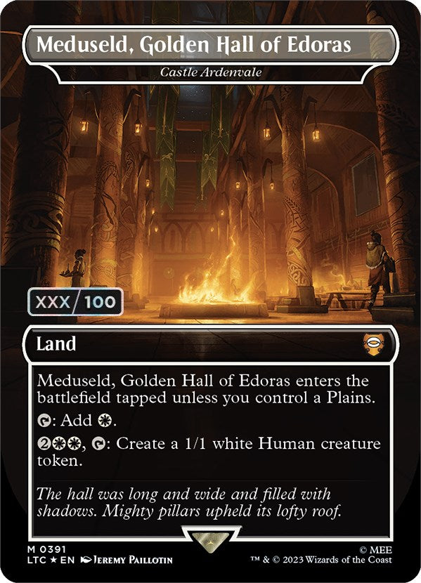 Meduseld, Golden Hall of Edoras - Castle Ardenvale (Serialized) [The Lord of the Rings: Tales of Middle-Earth Commander] | Boutique FDB TCG