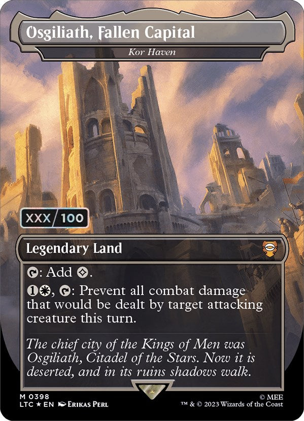 Osgiliath, Fallen Capital - Kor Haven (Serialized) [The Lord of the Rings: Tales of Middle-Earth Commander] | Boutique FDB TCG